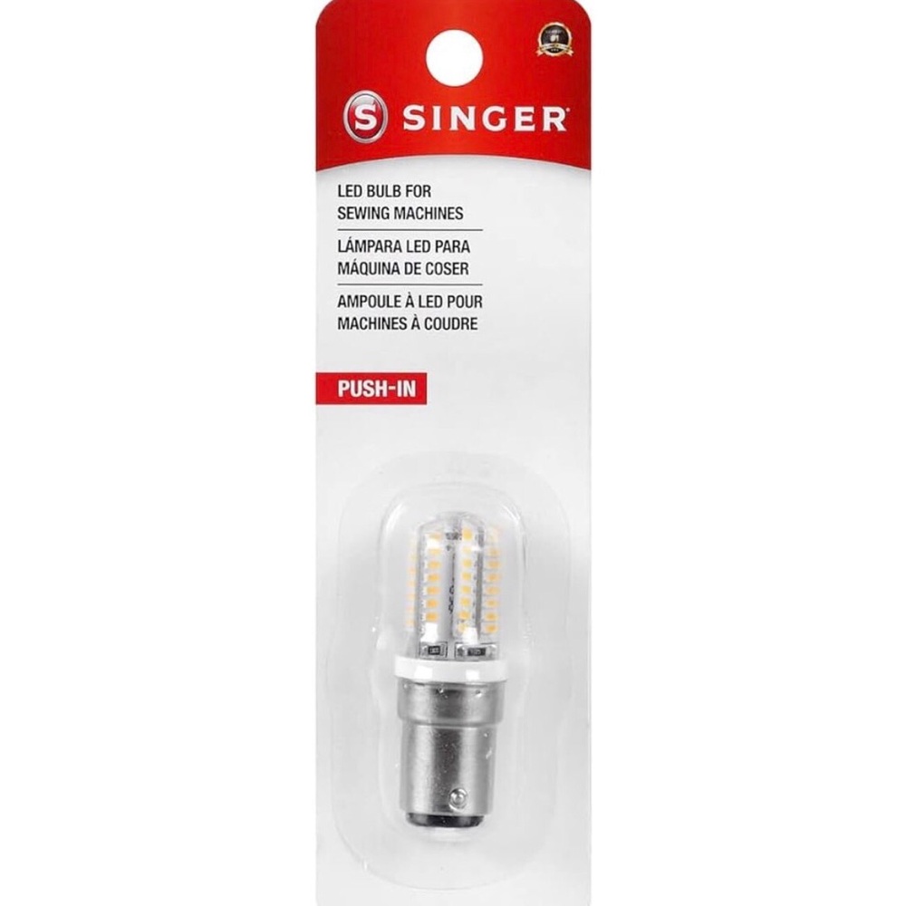 SINGER Push in LED light bulb for sewing machines (2)